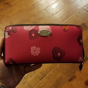 Coach accordion wallet